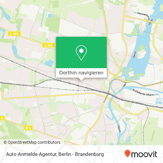 Auto Anmelde Agentur, Seegefelder Straße 92 Karte