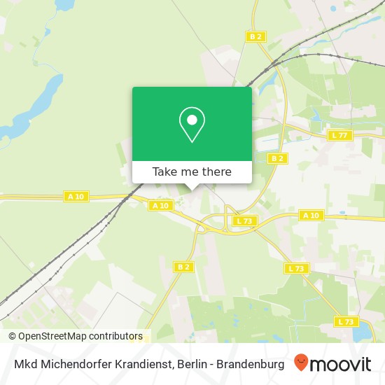 Mkd Michendorfer Krandienst, Feldstraße 9 Karte