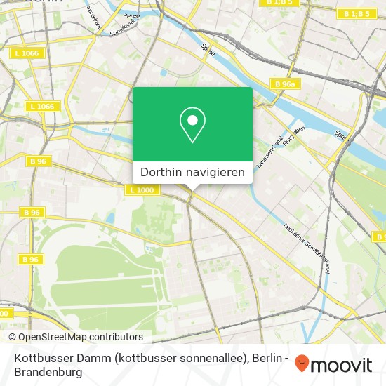 Kottbusser Damm (kottbusser sonnenallee), Neukölln, 12047 Berlin Karte