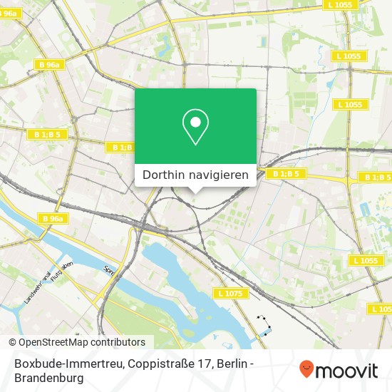 Boxbude-Immertreu, Coppistraße 17 Karte