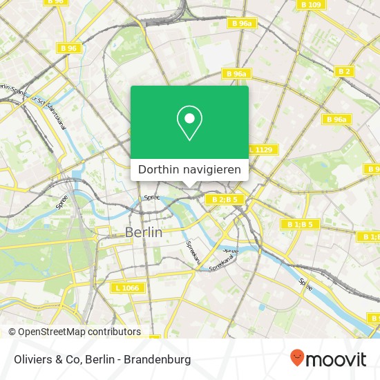 Oliviers & Co, Oranienburger Straße 89 Karte