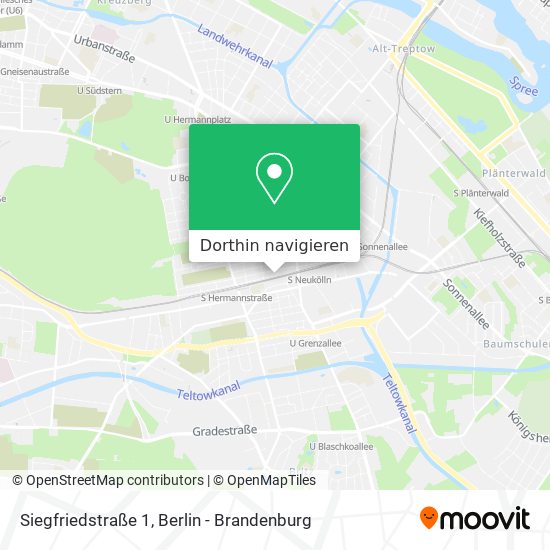 Siegfriedstraße 1 Karte