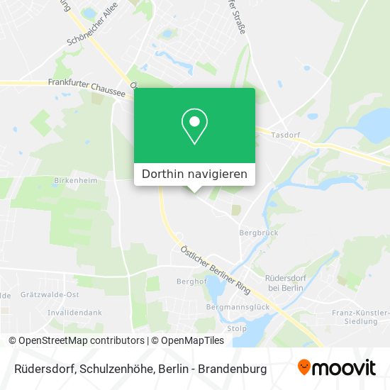Rüdersdorf, Schulzenhöhe Karte