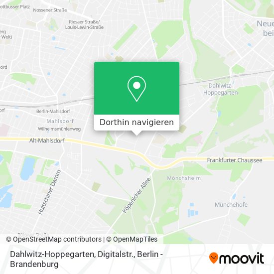 Dahlwitz-Hoppegarten, Digitalstr. Karte