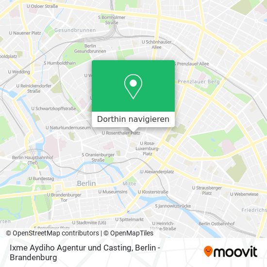 Ixme Aydiho Agentur und Casting Karte