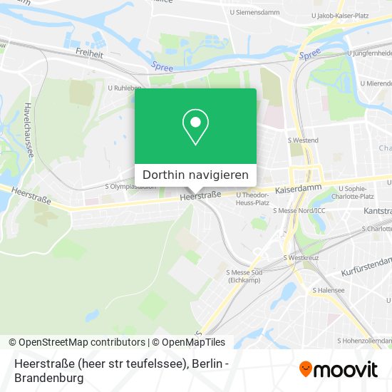 Heerstraße (heer str teufelssee) Karte
