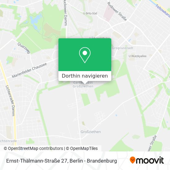 Ernst-Thälmann-Straße 27 Karte