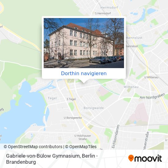 Gabriele-von-Bülow Gymnasium Karte