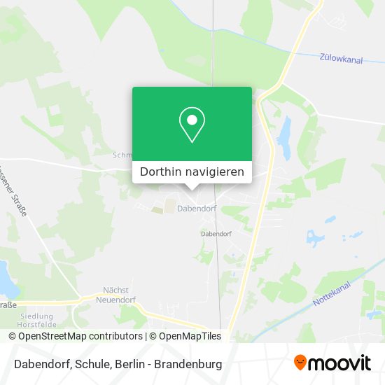 Dabendorf, Schule Karte