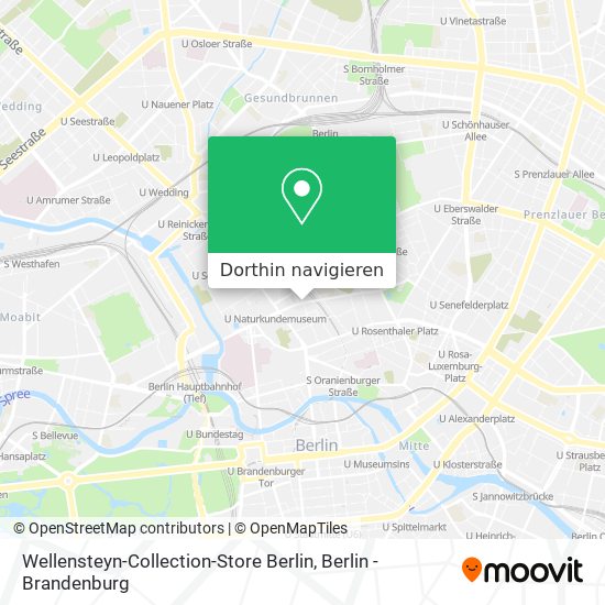 Wellensteyn-Collection-Store Berlin Karte