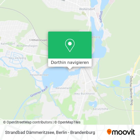 Strandbad Dämmeritzsee Karte