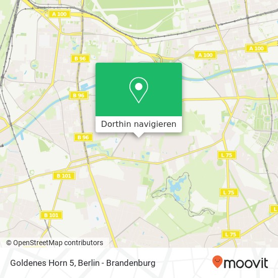 Goldenes Horn 5, Mariendorf, 12107 Berlin Karte