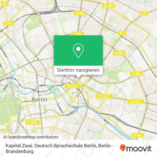 Kapitel Zwei. Deutsch-Sprachschule Berlin, Karl-Liebknecht-Straße 29 Karte