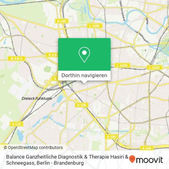 Balance Ganzheitliche Diagnostik & Therapie Hasiri & Schneegass, Karlsruher Straße 7A Karte