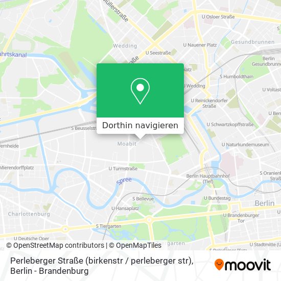 Perleberger Straße (birkenstr / perleberger str) Karte