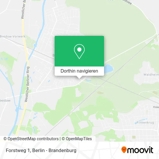 Forstweg 1 Karte