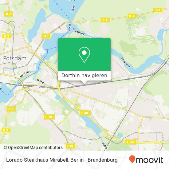 Lorado Steakhaus Mirabell, Rudolf-Breitscheid-Straße 62 Karte