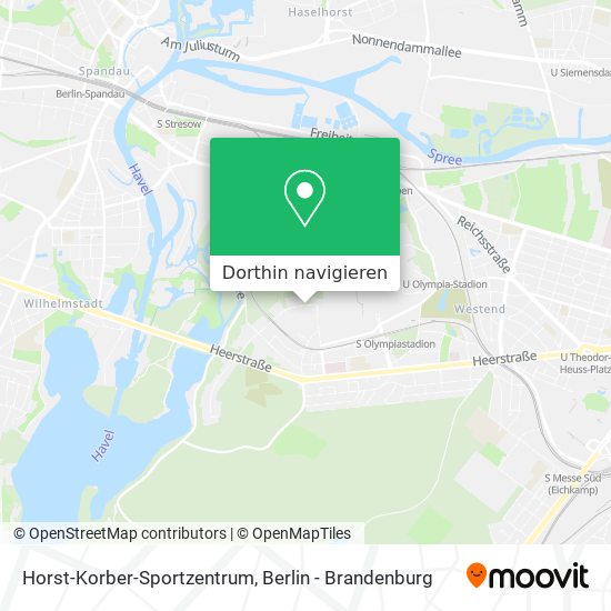 Horst-Korber-Sportzentrum Karte