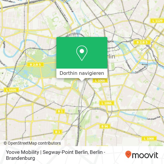 Yoove Mobility | Segway-Point Berlin Karte