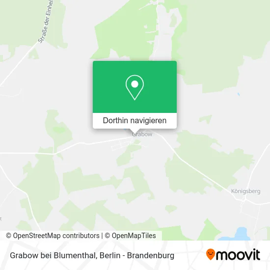 Grabow bei Blumenthal Karte