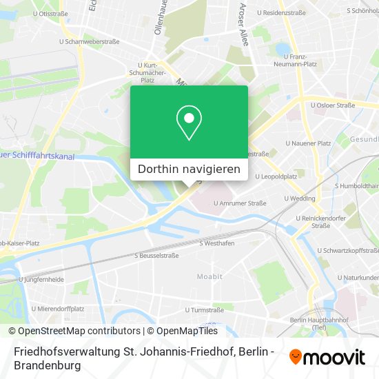 Friedhofsverwaltung St. Johannis-Friedhof Karte