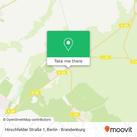 Hirschfelder Straße 1, 16356 Werneuchen Karte