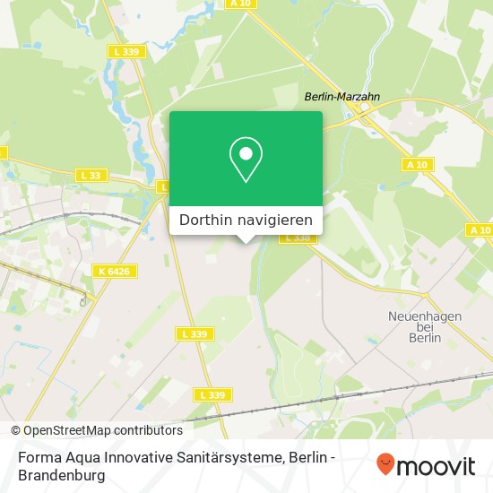 Forma Aqua Innovative Sanitärsysteme, Münchener Straße 54 Karte