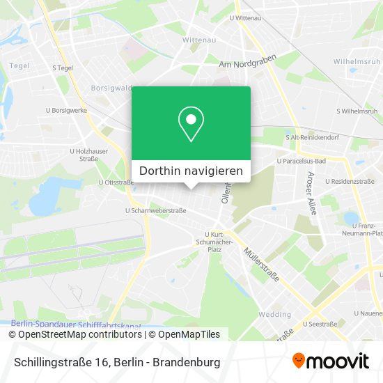 Schillingstraße 16 Karte