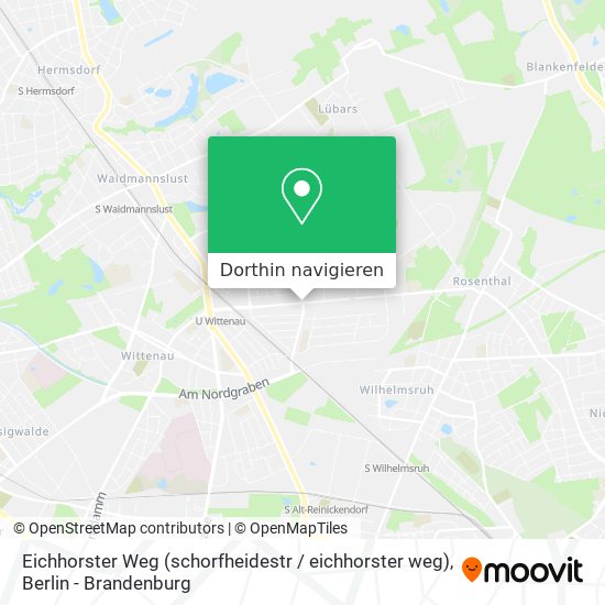 Eichhorster Weg (schorfheidestr / eichhorster weg) Karte