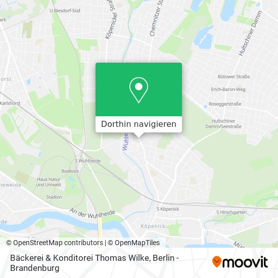 Bäckerei & Konditorei Thomas Wilke Karte