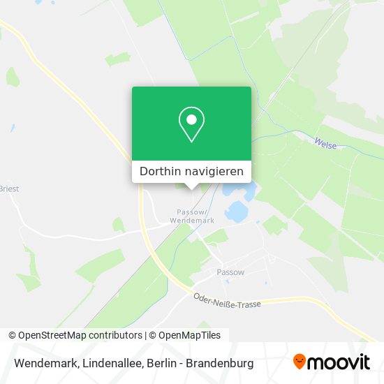 Wendemark, Lindenallee Karte