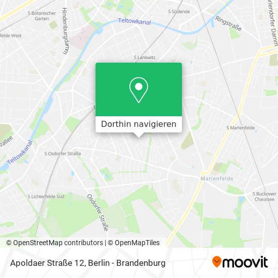 Apoldaer Straße 12 Karte