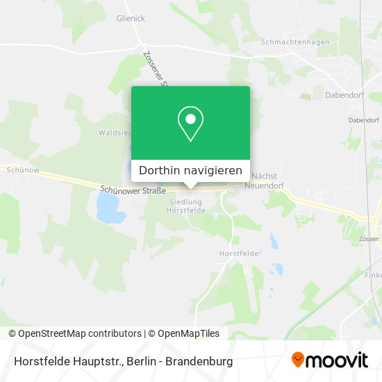 Horstfelde Hauptstr. Karte