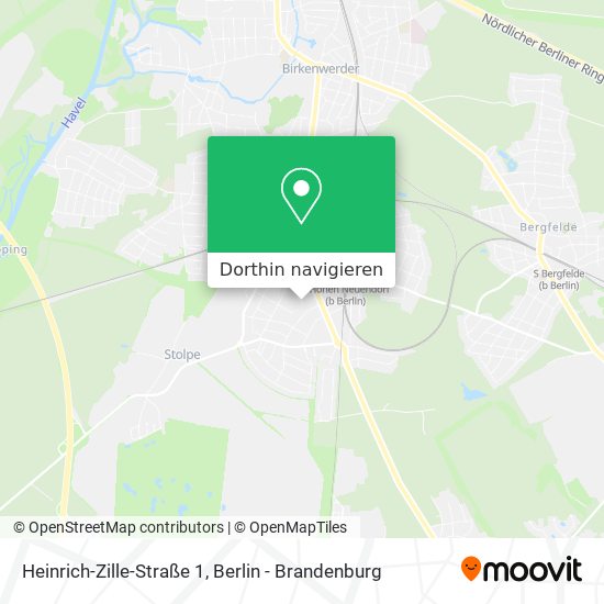 Heinrich-Zille-Straße 1 Karte