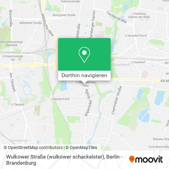 Wulkower Straße (wulkower schackelster) Karte