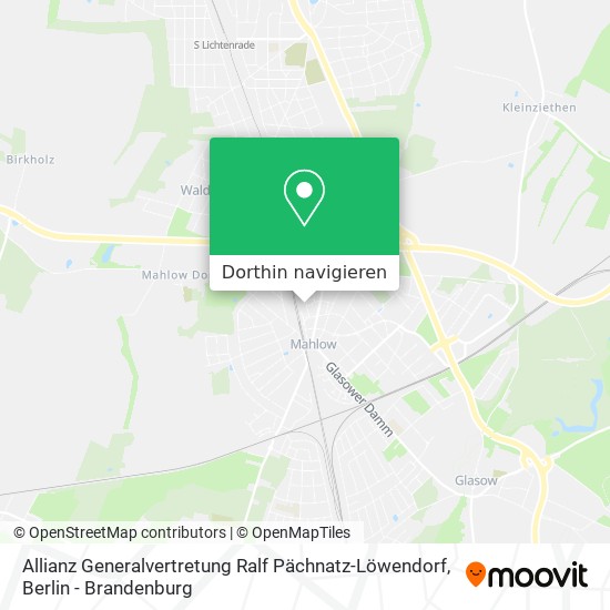 Allianz Generalvertretung Ralf Pächnatz-Löwendorf Karte