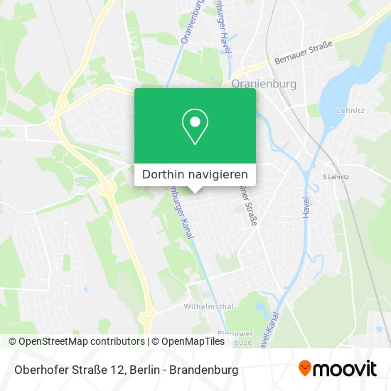 Oberhofer Straße 12 Karte