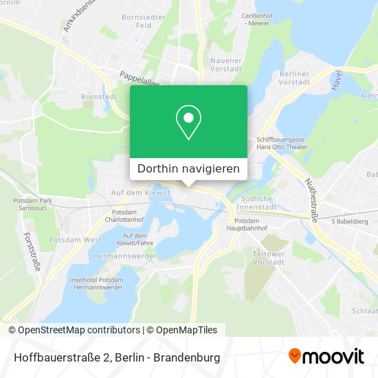 Hoffbauerstraße 2 Karte