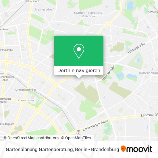 Gartenplanung Gartenberatung Karte