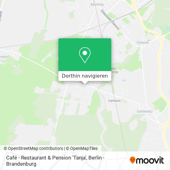 Café - Restaurant & Pension 'Tanja' Karte