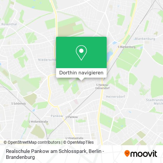 Realschule Pankow am Schlosspark Karte