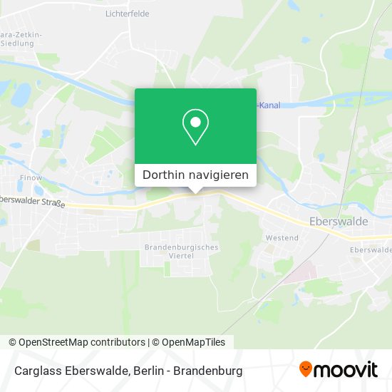 Carglass Eberswalde Karte