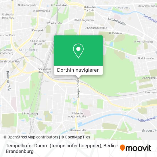 Tempelhofer Damm (tempelhofer hoeppner) Karte