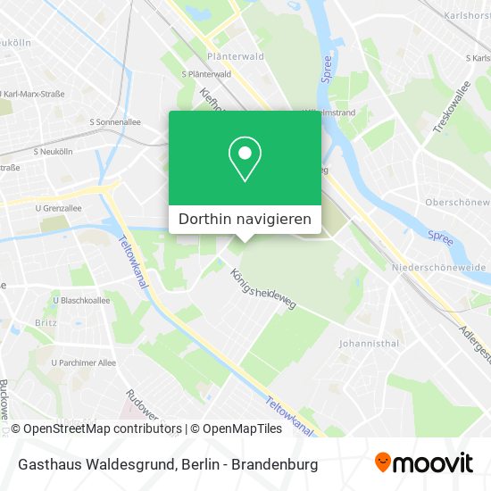 Gasthaus Waldesgrund Karte
