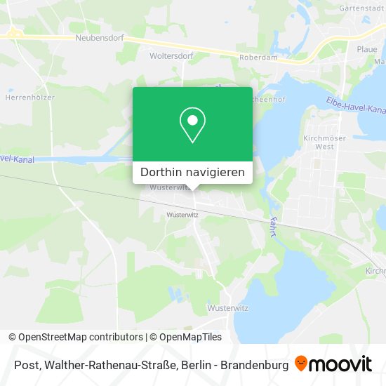 Post, Walther-Rathenau-Straße Karte
