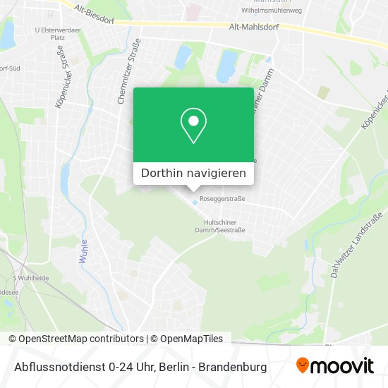 Abflussnotdienst 0-24 Uhr Karte