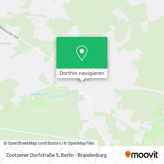 Zootzener Dorfstraße 5 Karte