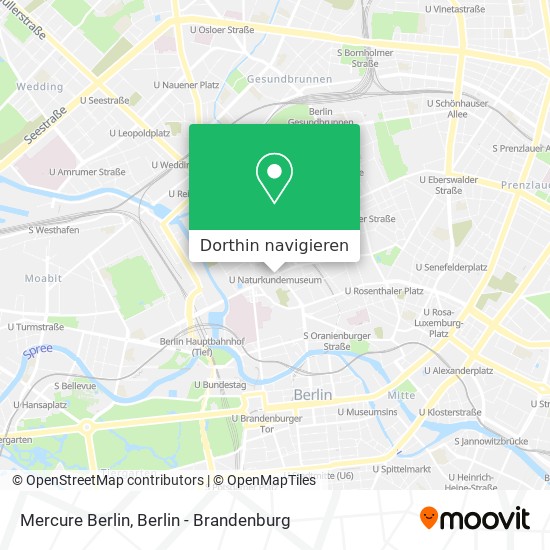 Mercure Berlin Karte