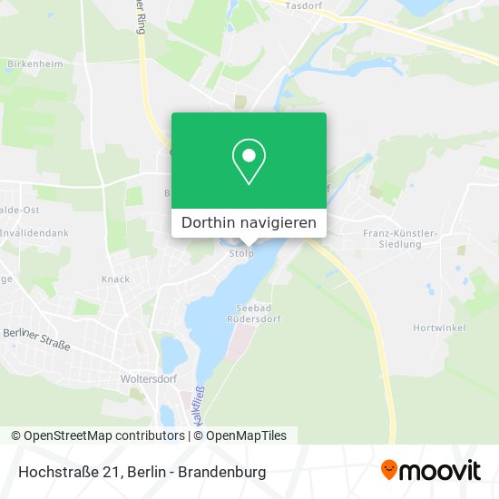 Hochstraße 21 Karte