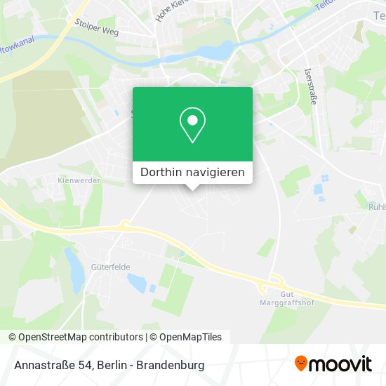 Annastraße 54 Karte